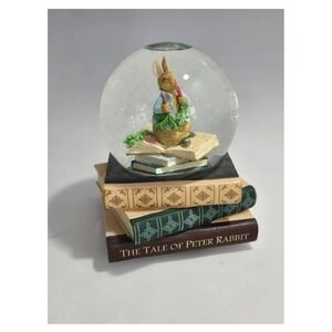 2010 Frederick Warne Tale of Peter Rabbit Ode to Joy Snow Globe Beatrix Potter